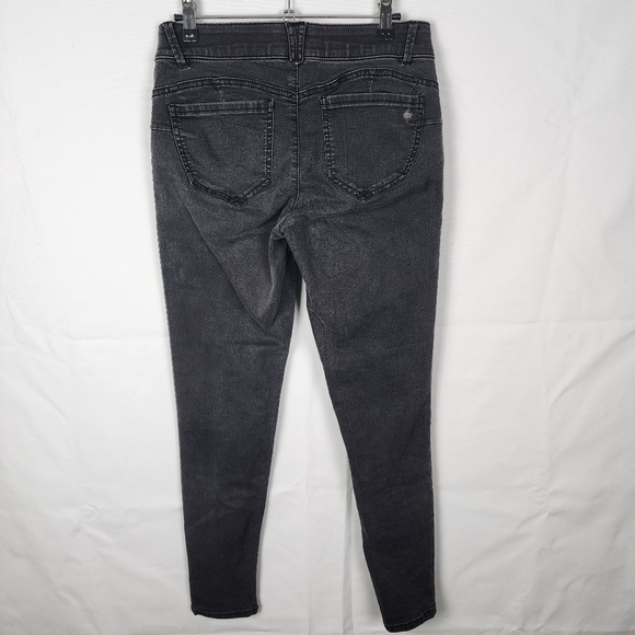 Democracy "Ab"solution Black Skinny Jeans SIZE 6 - Picture 3 of 7